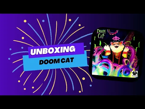 Unboxing Doom Cat - a roll and write from Charming Games