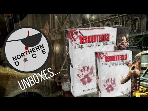 Resident Evil 3 The Board Game + Expansion Unboxing - "It'll Focus Soon..."