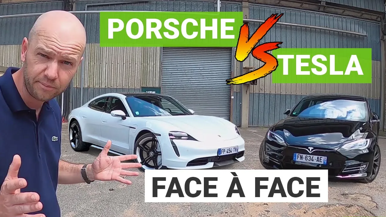 PORSCHE Taycan TURBO vs. TESLA Model S performance : un duel électrique !