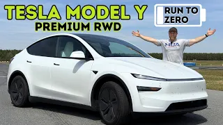 I Drive A Tesla Model Y Past 0% On FSD v14 – Here's What Happened!