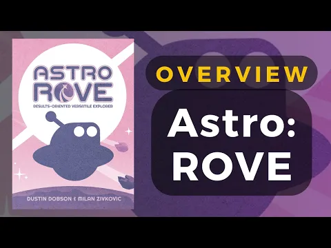 Astro ROVE Overview - 1 Round Solo Gameplay - Button Shy Games Preview | DaniCha