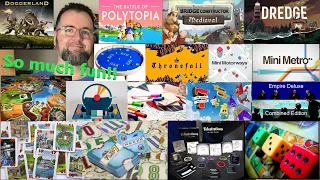 Josh Yaks about 8 video games and 8 board games played in August 2025
