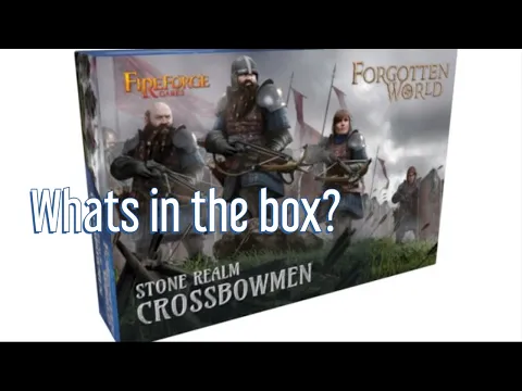 Unboxing Stone Realm Crossbows, from FireForge.