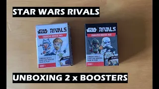 Unboxing 2 more Star Wars Rivals Booster Packs