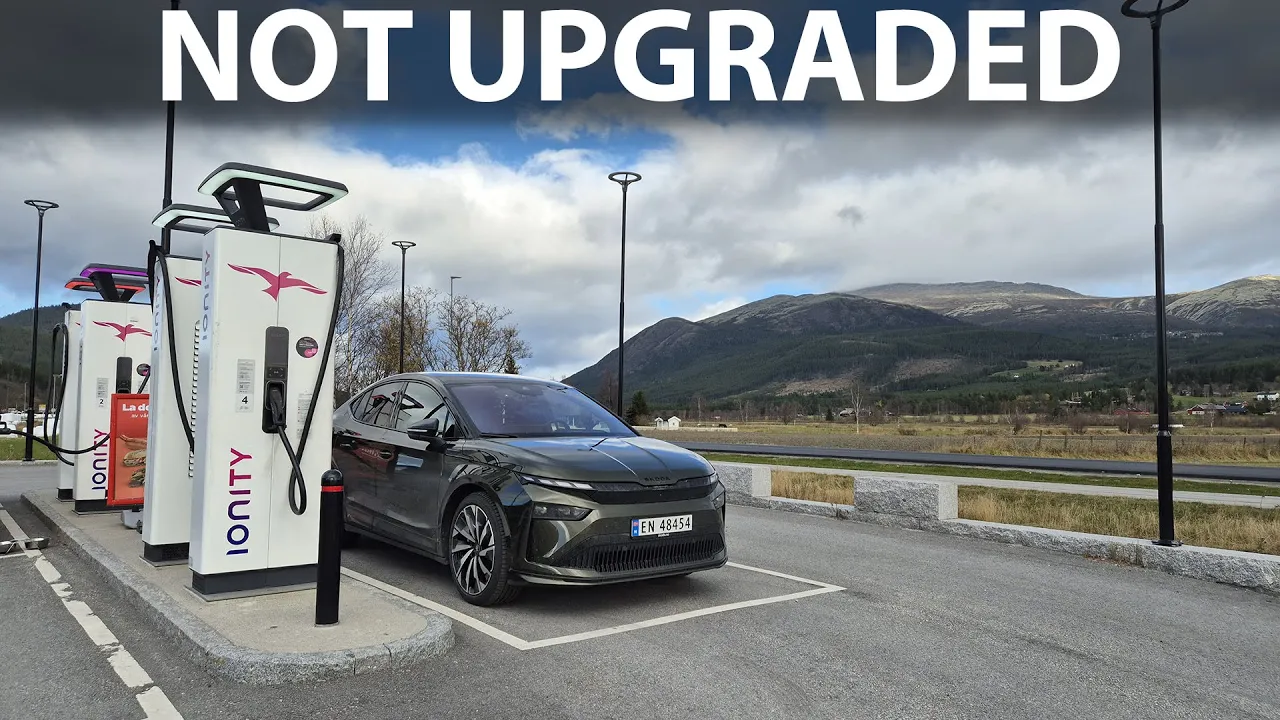 Skoda Enyaq Coupe 85x charging test