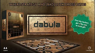 Dabula - a strategic new board game for two players