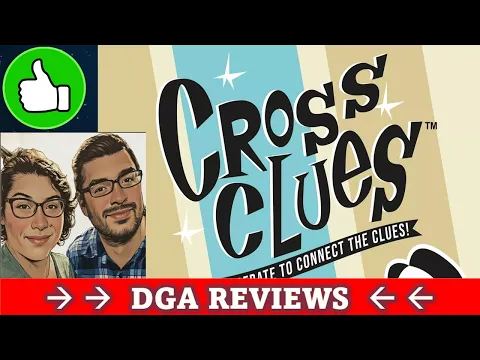 DGA Reviews Board Games: Cross Clues (Cozy Game Night)