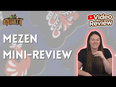 Mezen Board Game Mini Review | A Unique Puzzle Experience ??️