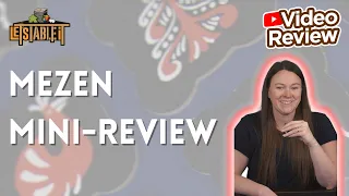 Mezen Board Game Mini Review | A Unique Puzzle Experience ??️