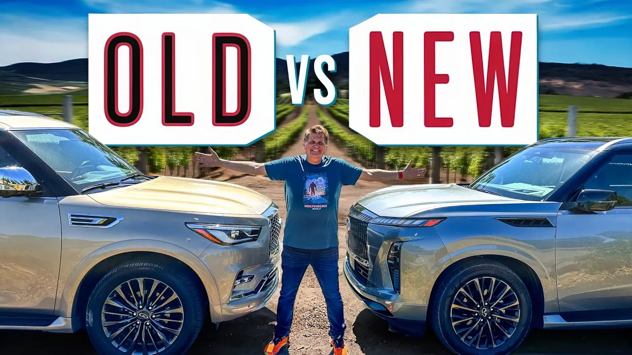 Comparing The New 2025 Infiniti QX80 To The Old One!