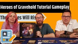 Heroes of Gravehold Tutorial Gameplay - Can We Survive on Easy Mode?