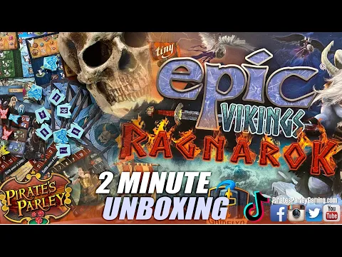 Tiny Epic Vikings: Ragnarok PIRATE UNBOXING!