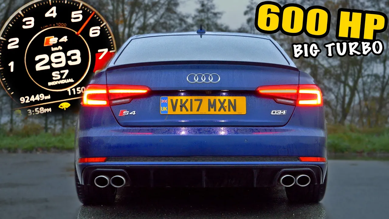 600HP AUDI S4 B9 *TURBO UPGRADE* // 100 200 & AWESOME V6 SOUND!!