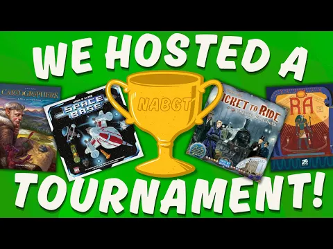 We Hosted a Boardgame Tournament!