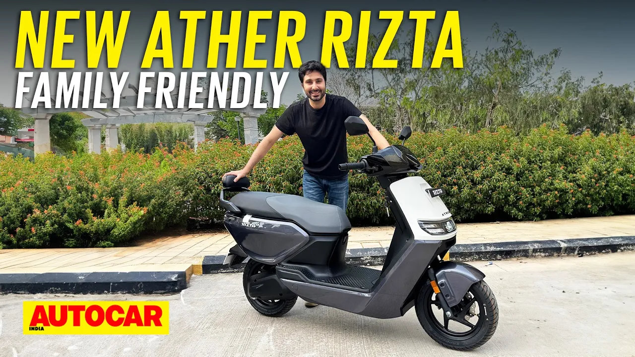 Ather Rizta - Ather goes mainstream | Price, specs, smart helmet | Walkaround | @autocarindia1