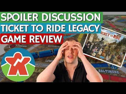 Ticket To Ride Legacy - Spoilers Discussion - How 2 Components Broke A Game