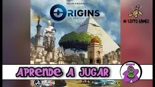 ORIGINS Los Primeros Constructores - Cómo se juega - TUTORIAL - Juego de Mesa