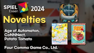 Essen Spiel 2024 Novelties - Four Comma Game Co , Ltd
