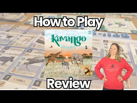 Kavango Board Game Overview | Card Drafting, Tableau Building, and Stunning Artwork! (Review Copy)