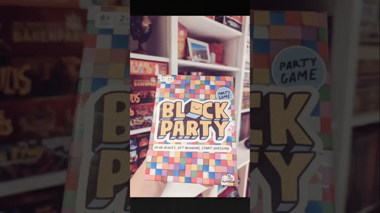 When Board Game Night Turns Into Bad Pixel Art #shorts #blockparty #boardgames