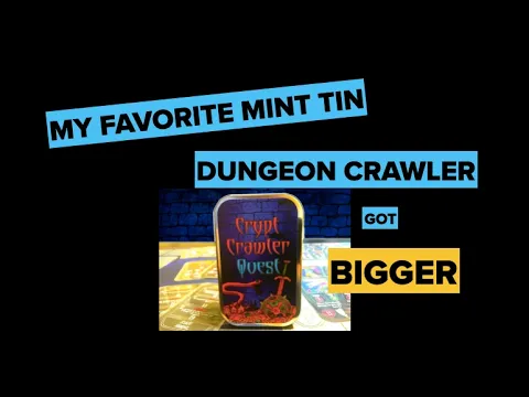My favorite mint tin dungeon crawler just got bigger!
