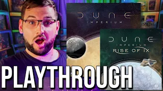 Dune Imperium With The Rise of Ix Expansion Playthrough
