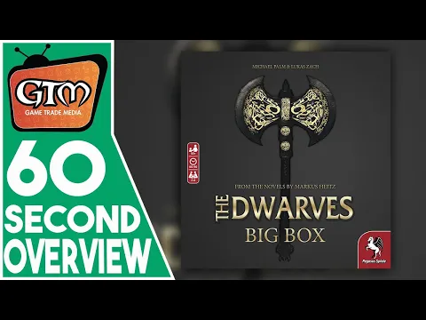 The Dwarves Big Box by Pegasus Spiele | Game Trade Minute | (A 60 Second #Tabletopgaming Snapshot)