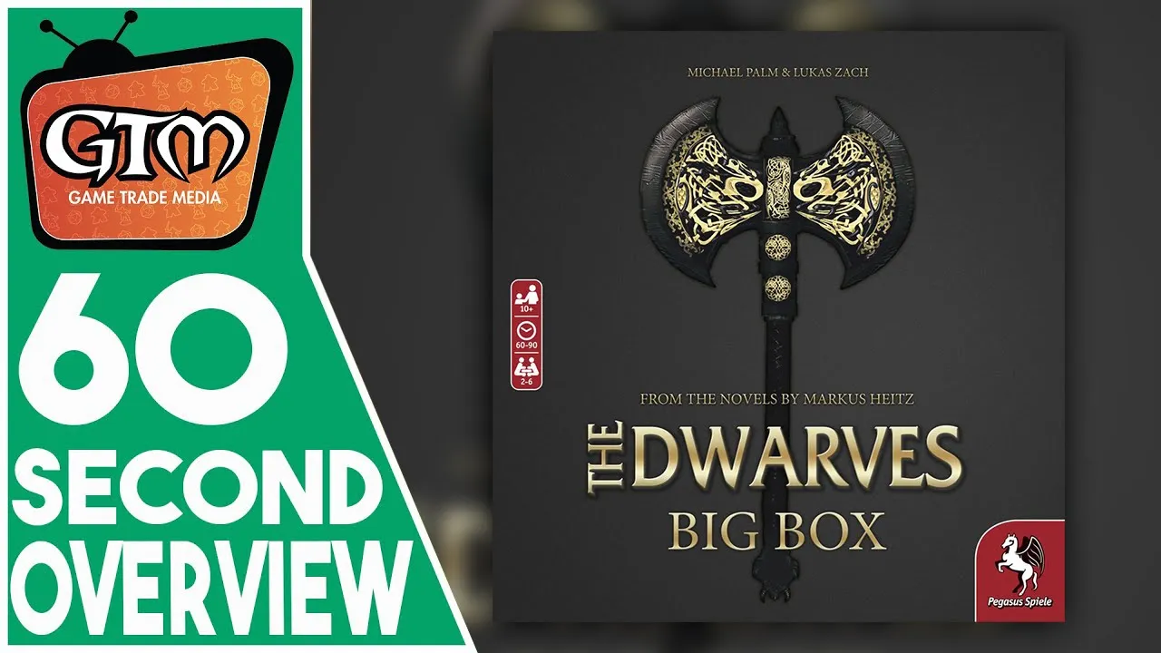 The Dwarves Big Box by Pegasus Spiele | Game Trade Minute | (A 60 Second #Tabletopgaming Snapshot)