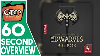 The Dwarves Big Box by Pegasus Spiele | Game Trade Minute | (A 60 Second #Tabletopgaming Snapshot)
