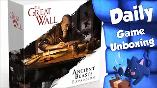 The Great Wall Kickstarter Extras - Daily Game Unboxing