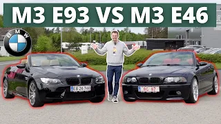Kører to LEGENDARISKE BMW M3'ere med manuelt gear! BMW M3 (e46) vs BMW M3 (e93)
