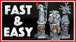 How to Paint Stone Statues for Super Fantasy Brawl