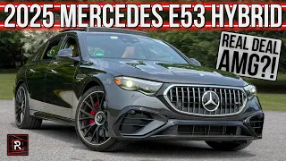 The 2025 Mercedes-AMG E53 Hybrid Is A Speedy Luxury Sedan That Finally Deserves Its AMG Badge