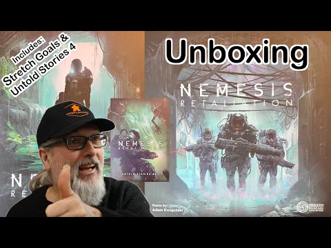 Nemesis Retaliation | Unboxing the Core Game, Stretch Goals & Untold Stories Vol 4 | Awaken Realms