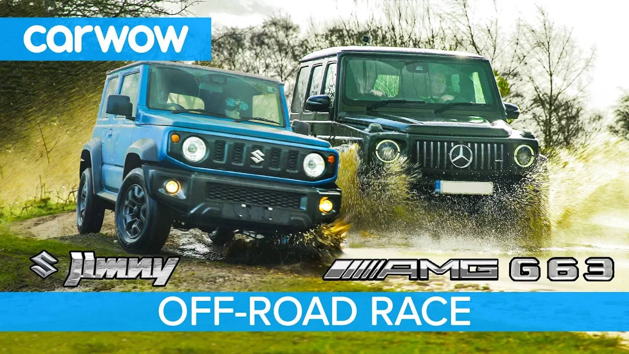 Suzuki Jimny vs Mercedes-AMG G63: OFF-ROAD RACE!