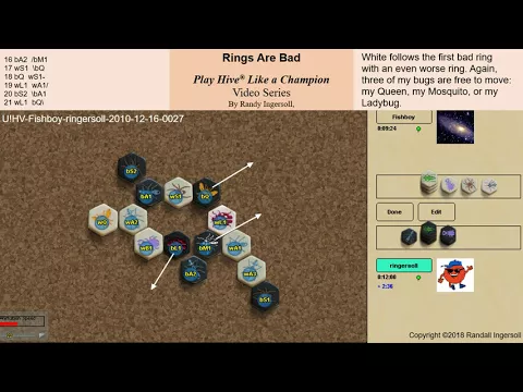 Rings are Bad!, Play Hive Like a Champion Video Series