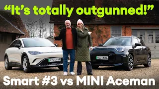 SHOOTOUT: smart #3 vs MINI Aceman. A surprise result!