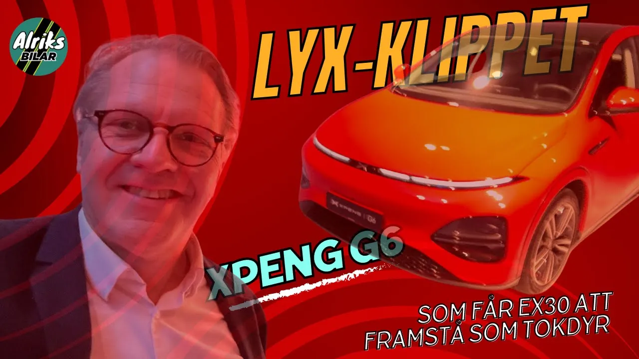 Xpeng G6 – får Volvo EX30 att framstå som tokdyr!