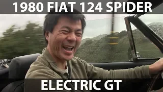 Test driving Fiat 124 Spider Electric GT