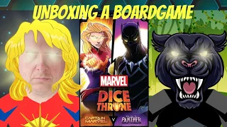 Marvel Dice Throne, Captain Marvel VS Black Panther - An Unboxing