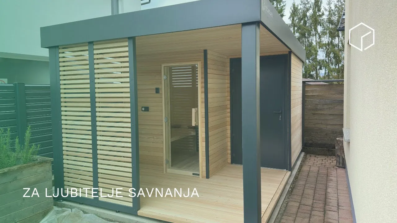 Če v hiši ni prostora za savno, jo postavite na vrt