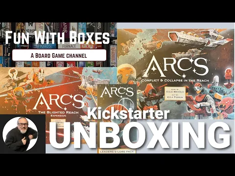 ARCS Board Game Kickstarter Unboxing | Leder Games | A Sci-Fi strategy game from the makers of ROOT