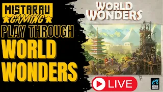 World Wonders | How To Play | Solo Playthrough | Mista Rau Gaming