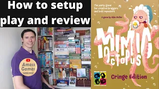 Mimic Octopus: Cringe Edition #howtoplay    #review #boardgame  #party #tabletop  AmassGames #games