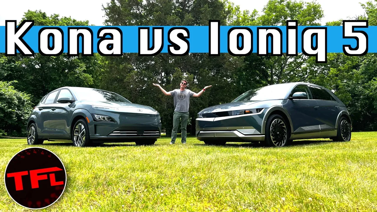 Hyundai Kona EV vs Hyundai Ioniq 5 - One Of These Two New Electric Cars Is Better Than The Other!