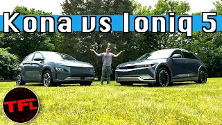 Hyundai Kona EV vs Hyundai Ioniq 5 - One Of These Two New Electric Cars Is Better Than The Other!