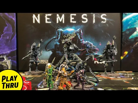 NEMESIS Board Game solo playthrough