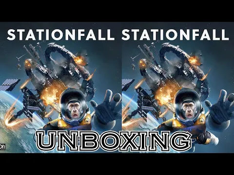 Stationfall + Playmat + Miniatures - Unboxing [KICKSTARTER]