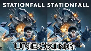 Stationfall + Playmat + Miniatures - Unboxing [KICKSTARTER]
