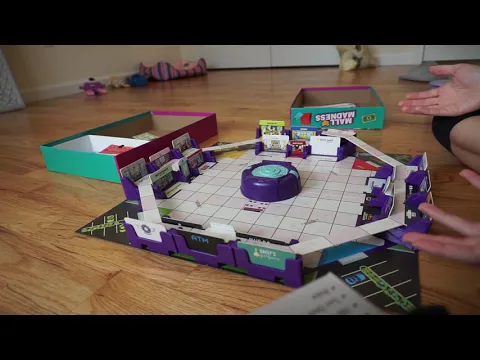 MALL MADNESS BOARD GAME 2020 VERSION - Set-up and Gameplay (Unintentional ASMR)